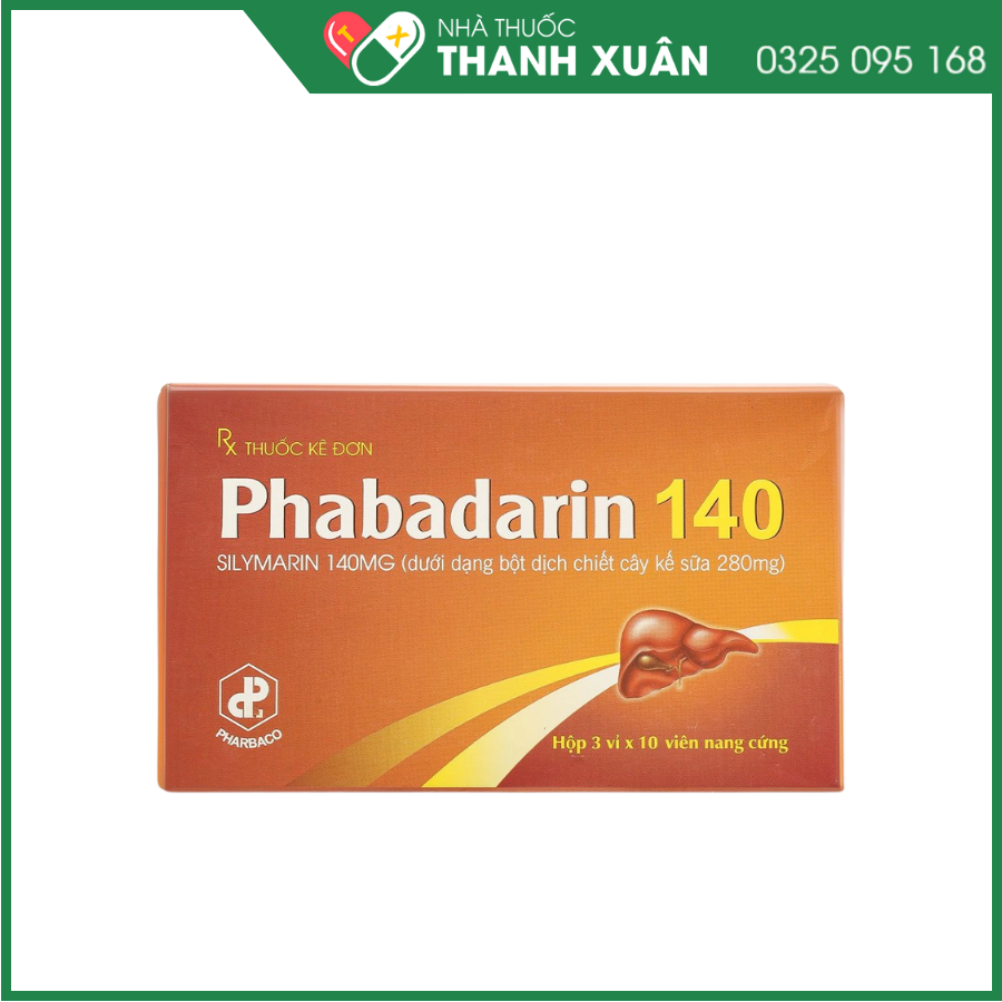 Phabadarin 140 hỗ trợ bảo vệ tế bào gan
